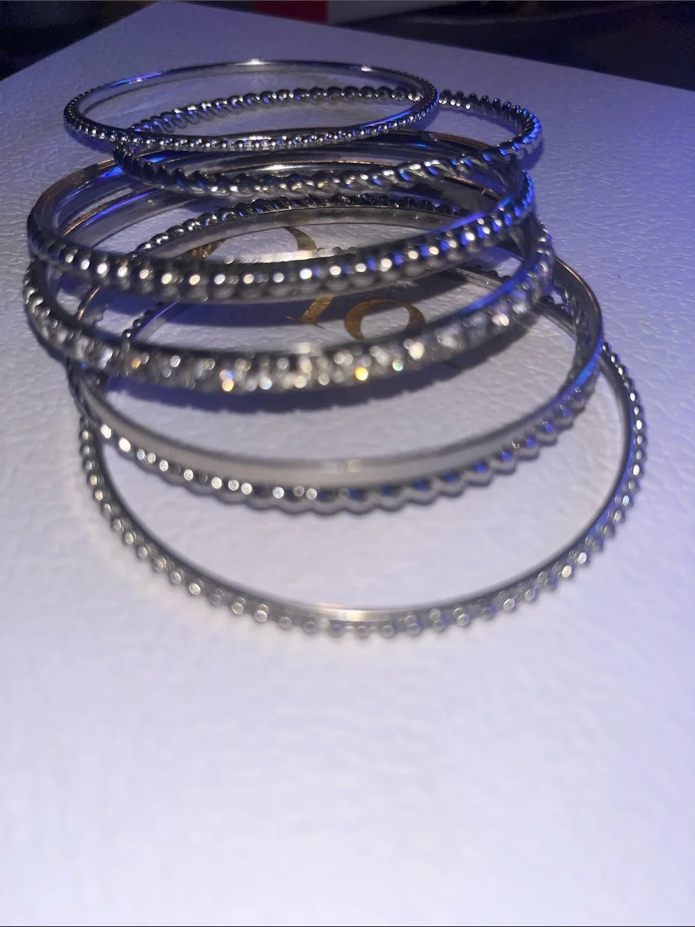 bebe elegant silver
